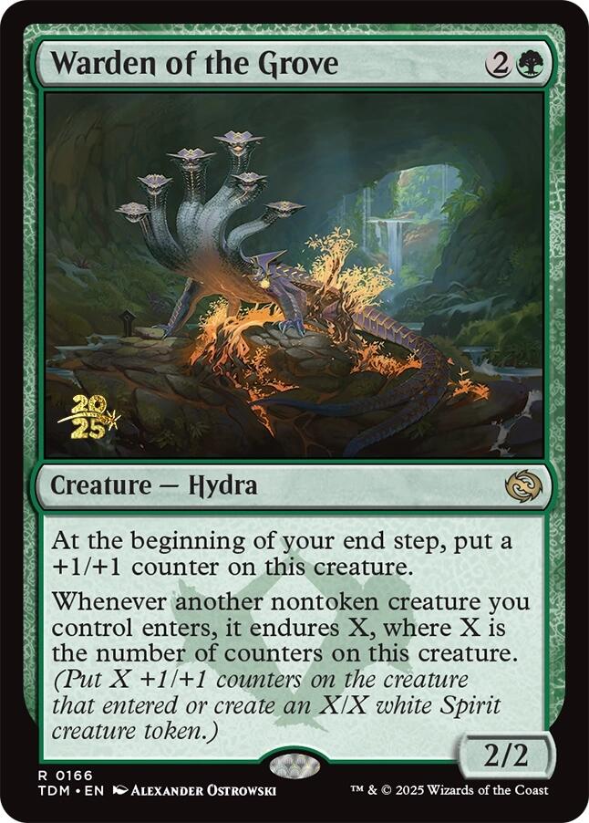 Warden of the Grove [Tarkir: Dragonstorm Prerelease Promos] | Mega City Incorporated