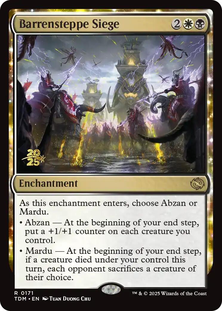 Barrensteppe Siege [Tarkir: Dragonstorm Prerelease Promos] | Mega City Incorporated