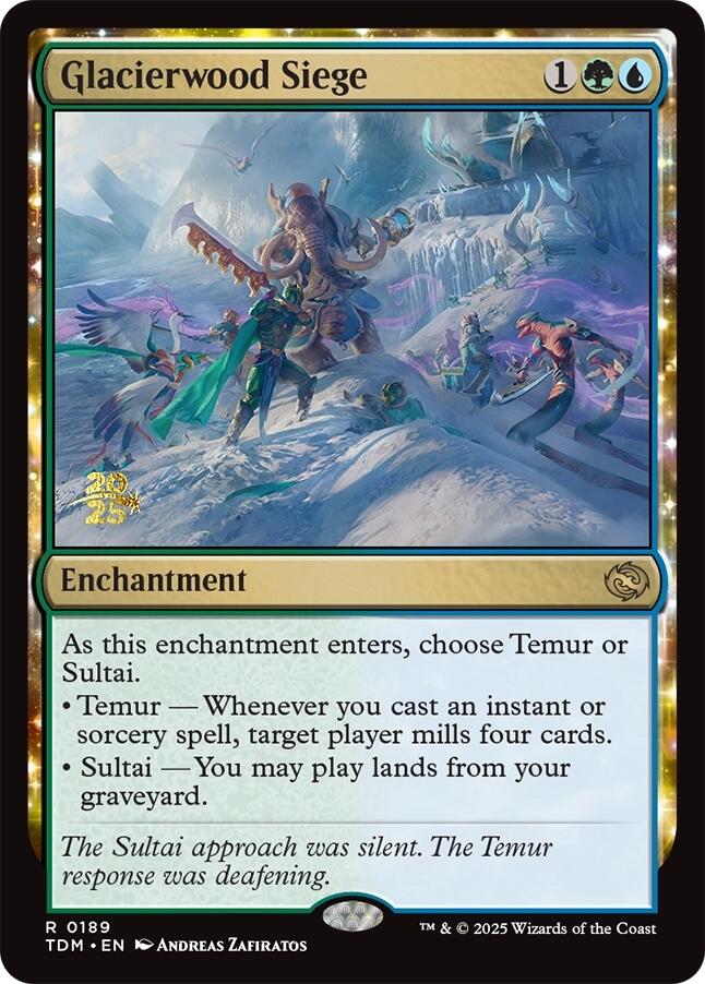 Glacierwood Siege [Tarkir: Dragonstorm Prerelease Promos] | Mega City Incorporated