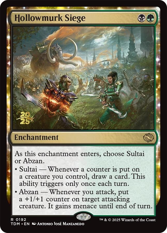 Hollowmurk Siege [Tarkir: Dragonstorm Prerelease Promos] | Mega City Incorporated