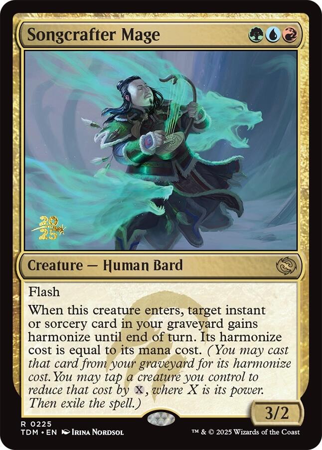 Songcrafter Mage [Tarkir: Dragonstorm Prerelease Promos] | Mega City Incorporated