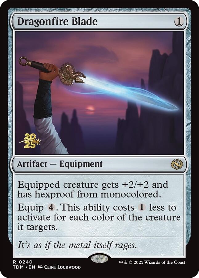 Dragonfire Blade [Tarkir: Dragonstorm Prerelease Promos] | Mega City Incorporated