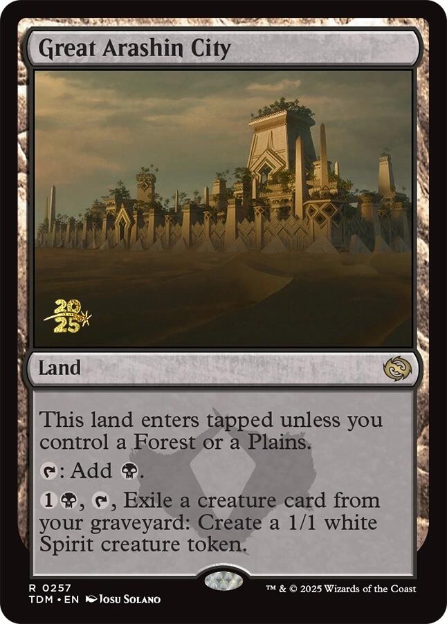 Great Arashin City [Tarkir: Dragonstorm Prerelease Promos] | Mega City Incorporated