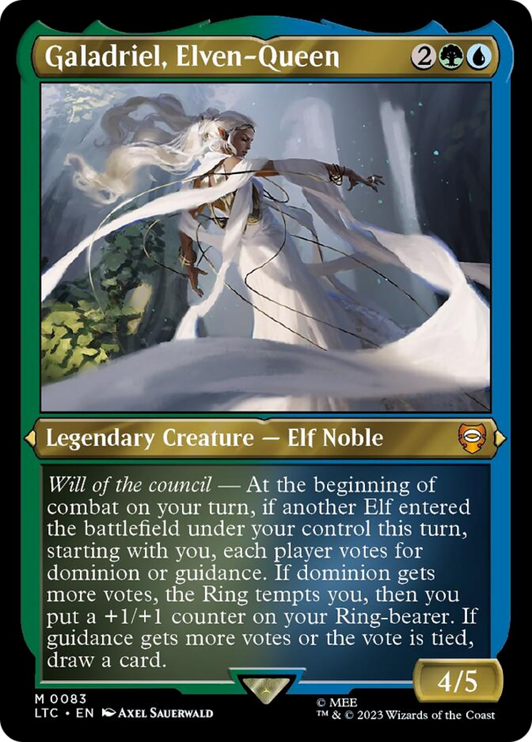 Galadriel, Elven-Queen (Display Commander) [The Lord of the Rings: Tales of Middle-Earth Commander] | Mega City Incorporated