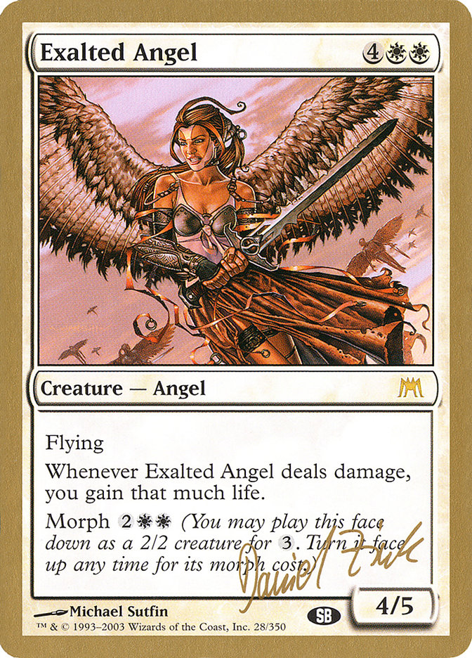 Exalted Angel (Daniel Zink) (SB) [World Championship Decks 2003] | Mega City Incorporated