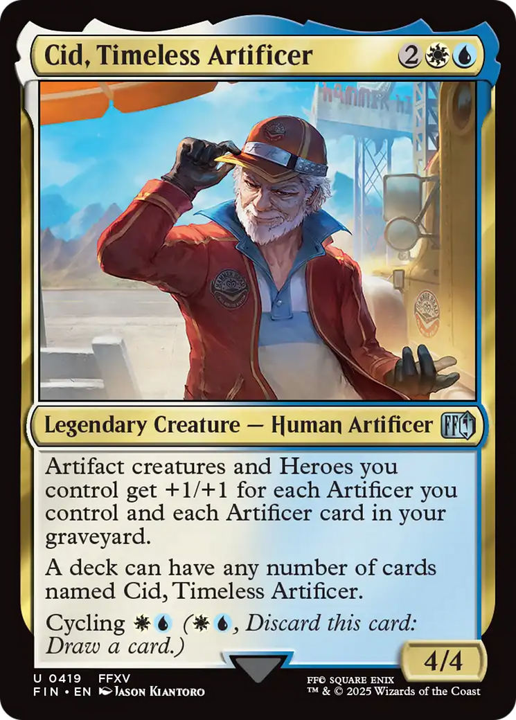 Cid, Timeless Artificer (0419) [FINAL FANTASY] | Mega City Incorporated