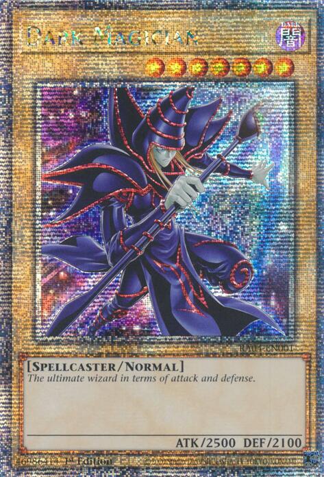 Dark Magician (New Art) [RA04-EN001] Quarter Century Secret Rare | Mega City Incorporated