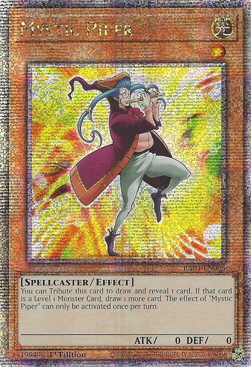 Mystic Piper [RA04-EN005] Quarter Century Secret Rare | Mega City Incorporated