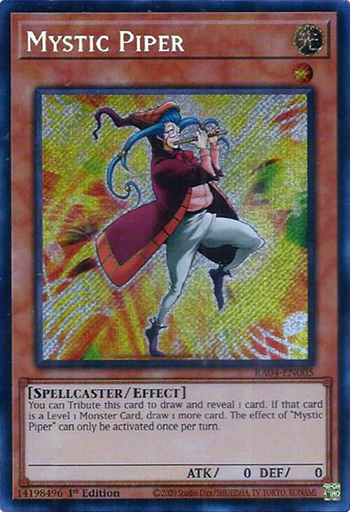 Mystic Piper [RA04-EN005] Secret Rare | Mega City Incorporated