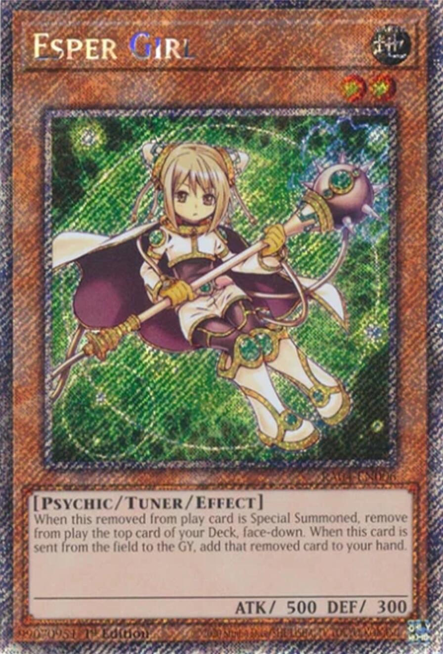 Esper Girl [RA04-EN006] Platinum Secret Rare | Mega City Incorporated