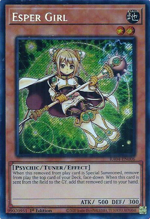 Esper Girl [RA04-EN006] Secret Rare | Mega City Incorporated