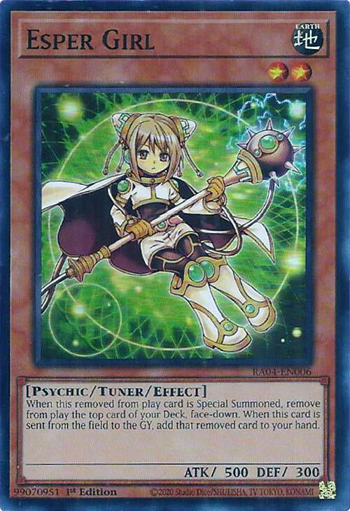 Esper Girl [RA04-EN006] Super Rare | Mega City Incorporated