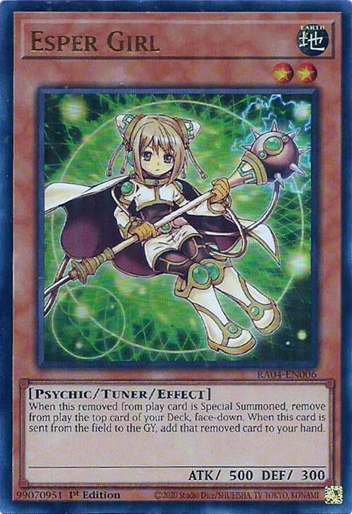 Esper Girl [RA04-EN006] Ultra Rare | Mega City Incorporated