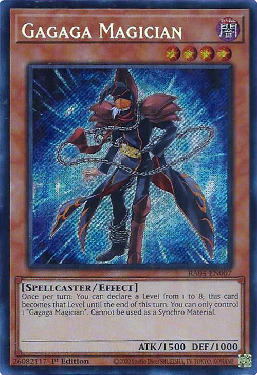 Gagaga Magician [RA04-EN007] Secret Rare | Mega City Incorporated