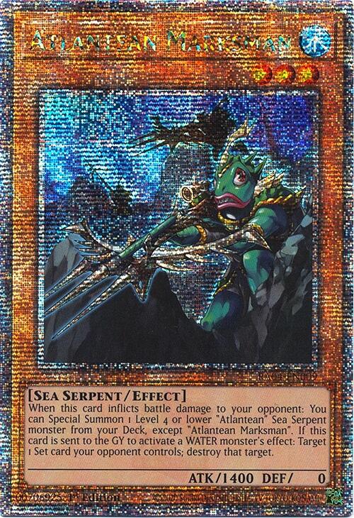 Atlantean Marksman [RA04-EN009] Quarter Century Secret Rare | Mega City Incorporated
