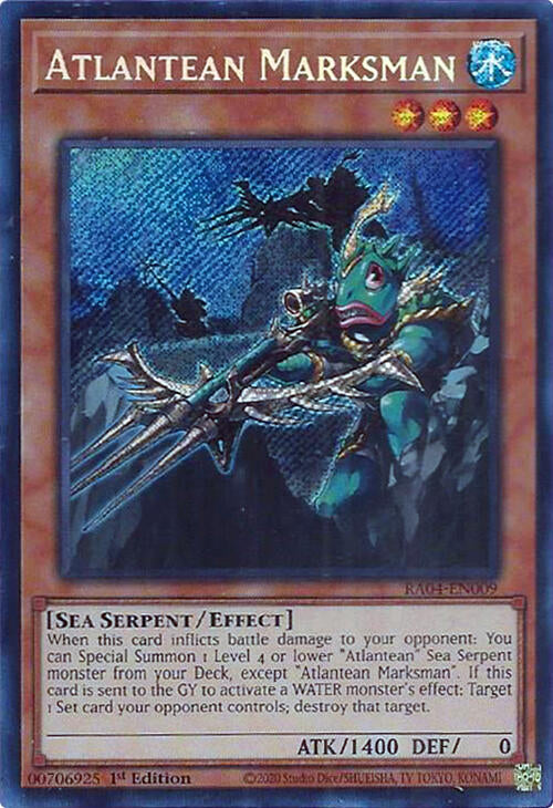 Atlantean Marksman [RA04-EN009] Secret Rare | Mega City Incorporated