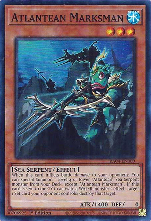 Atlantean Marksman [RA04-EN009] Super Rare | Mega City Incorporated
