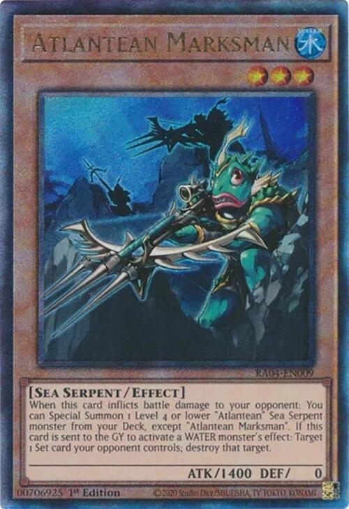 Atlantean Marksman [RA04-EN009] Prismatic Ultimate Rare | Mega City Incorporated