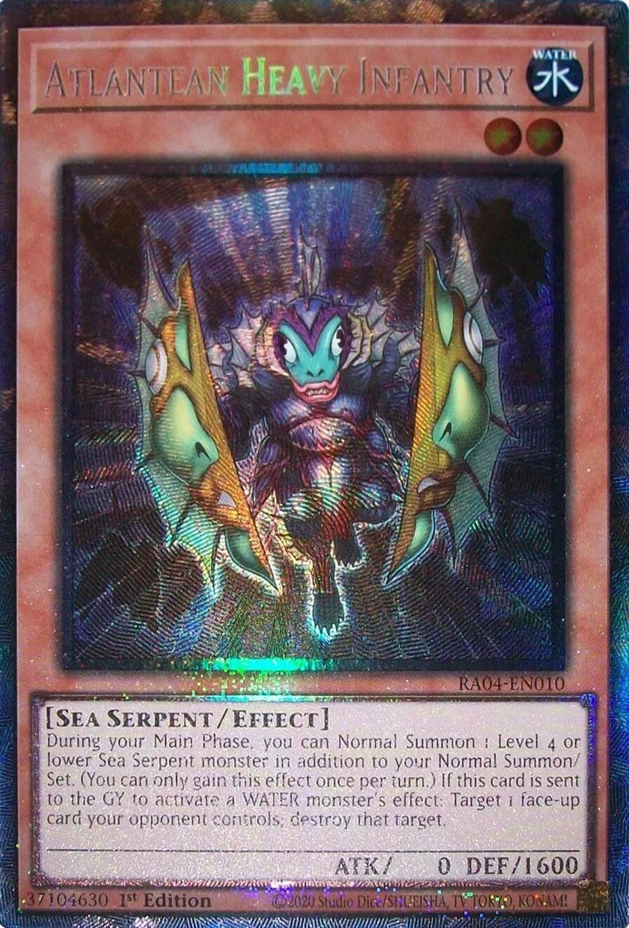 Atlantean Heavy Infantry [RA04-EN010] Prismatic Collector's Rare | Mega City Incorporated