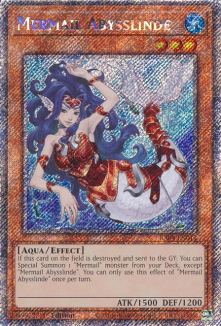 Mermail Abysslinde [RA04-EN011] Platinum Secret Rare | Mega City Incorporated