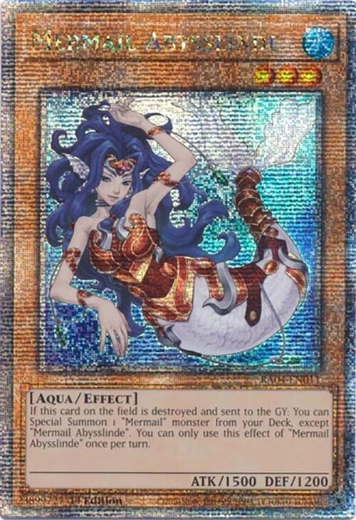 Mermail Abysslinde [RA04-EN011] Quarter Century Secret Rare | Mega City Incorporated
