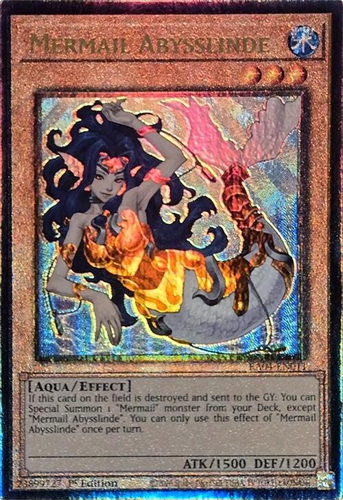 Mermail Abysslinde [RA04-EN011] Prismatic Ultimate Rare | Mega City Incorporated