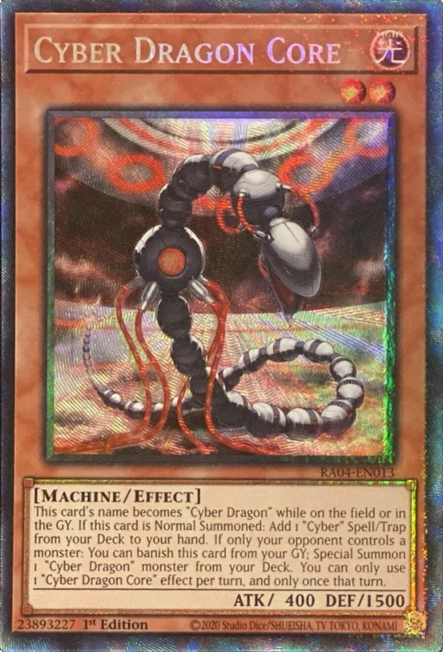 Cyber Dragon Core [RA04-EN013] Prismatic Collector's Rare | Mega City Incorporated