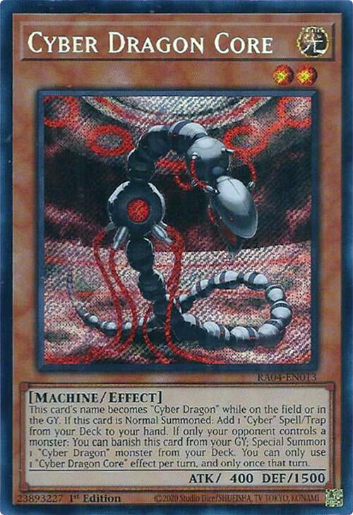 Cyber Dragon Core [RA04-EN013] Secret Rare | Mega City Incorporated