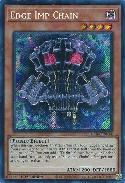 Edge Imp Chain [RA04-EN014] Secret Rare | Mega City Incorporated