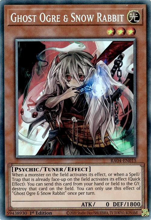 Ghost Ogre & Snow Rabbit [RA04-EN015] Prismatic Collector's Rare | Mega City Incorporated