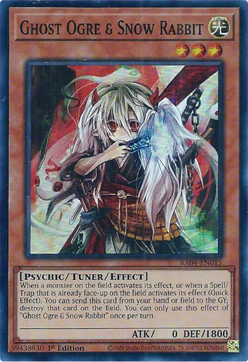 Ghost Ogre & Snow Rabbit [RA04-EN015] Super Rare | Mega City Incorporated