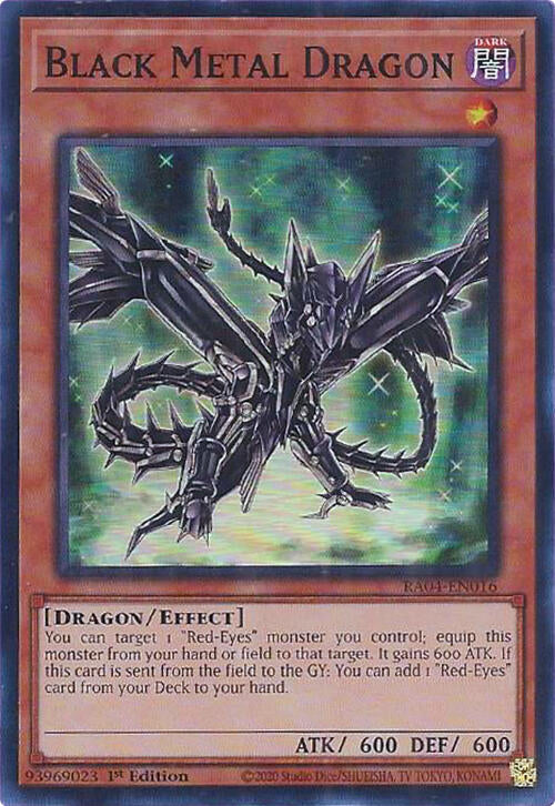 Black Metal Dragon [RA04-EN016] Super Rare | Mega City Incorporated