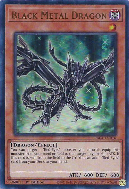 Black Metal Dragon [RA04-EN016] Ultra Rare | Mega City Incorporated
