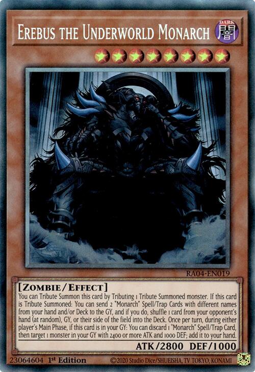 Erebus the Underworld Monarch [RA04-EN019] Prismatic Collector's Rare | Mega City Incorporated