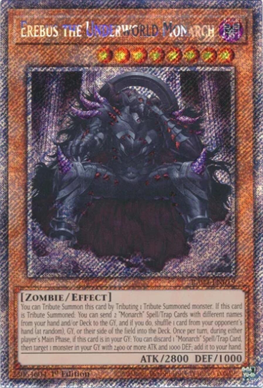 Erebus the Underworld Monarch [RA04-EN019] Platinum Secret Rare | Mega City Incorporated