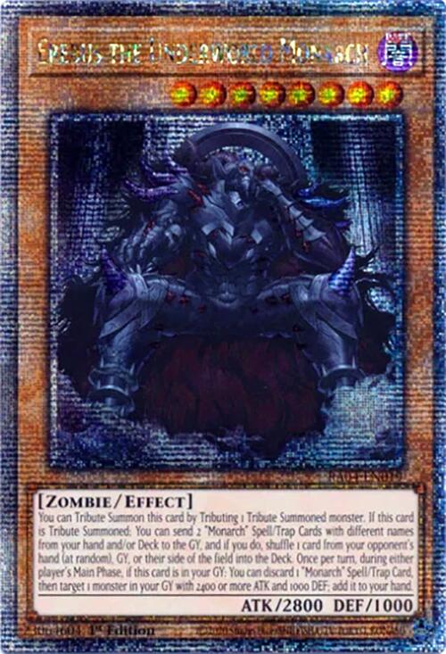 Erebus the Underworld Monarch [RA04-EN019] Quarter Century Secret Rare | Mega City Incorporated