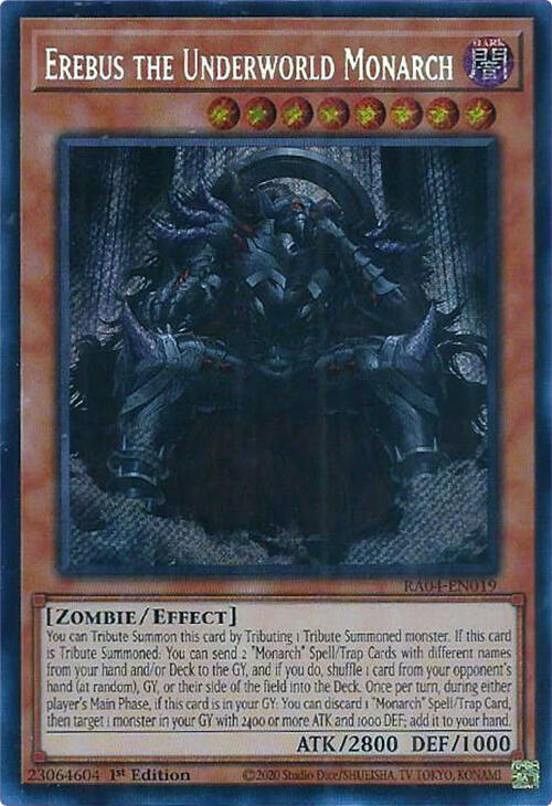 Erebus the Underworld Monarch [RA04-EN019] Secret Rare | Mega City Incorporated