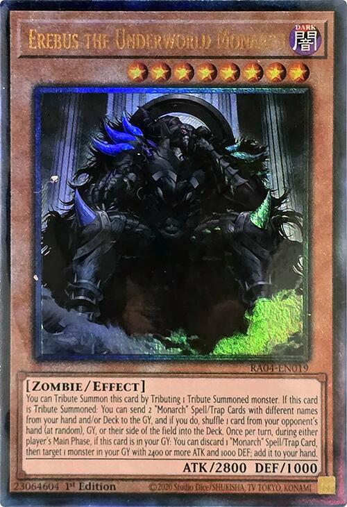 Erebus the Underworld Monarch [RA04-EN019] Prismatic Ultimate Rare | Mega City Incorporated