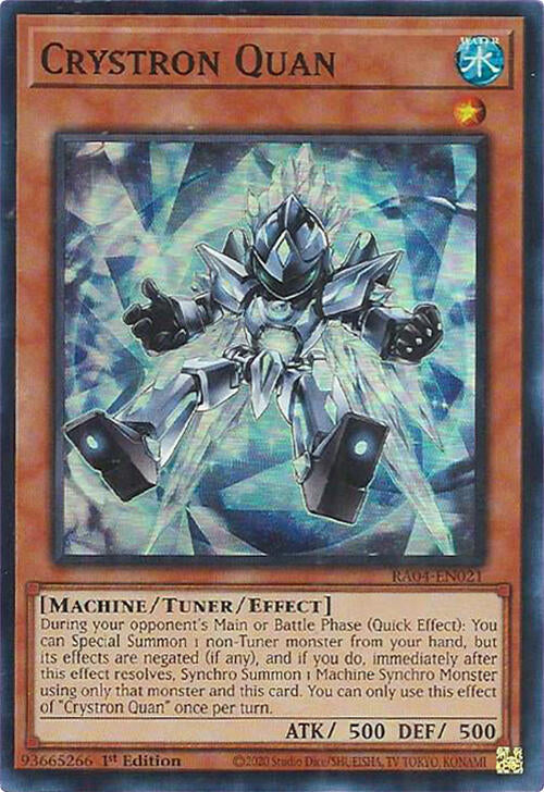 Crystron Quan [RA04-EN021] Super Rare | Mega City Incorporated
