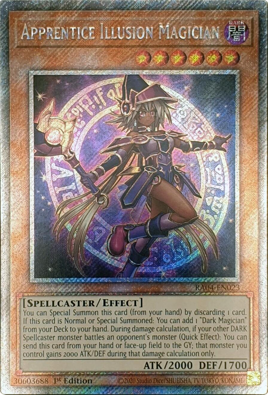 Apprentice Illusion Magician [RA04-EN023] Platinum Secret Rare | Mega City Incorporated