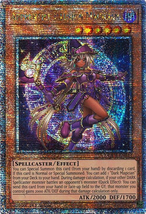 Apprentice Illusion Magician [RA04-EN023] Quarter Century Secret Rare | Mega City Incorporated