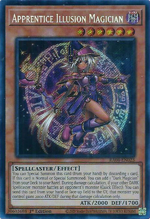 Apprentice Illusion Magician [RA04-EN023] Secret Rare | Mega City Incorporated