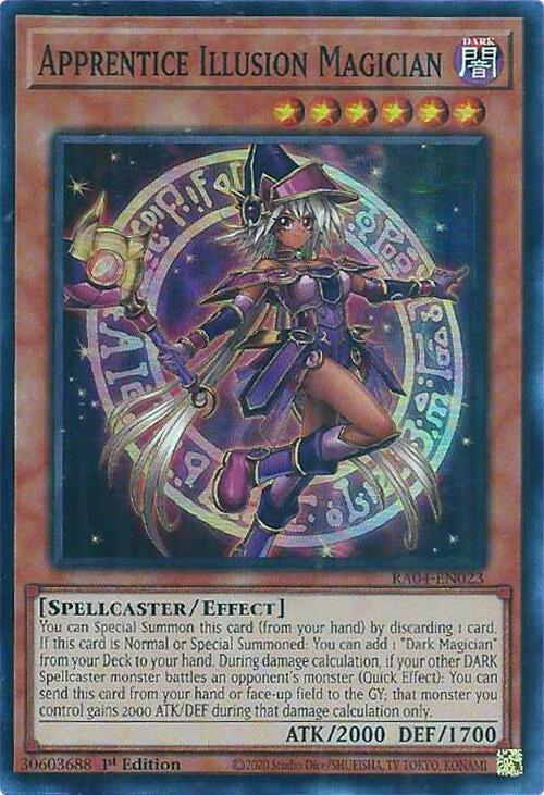 Apprentice Illusion Magician [RA04-EN023] Super Rare | Mega City Incorporated