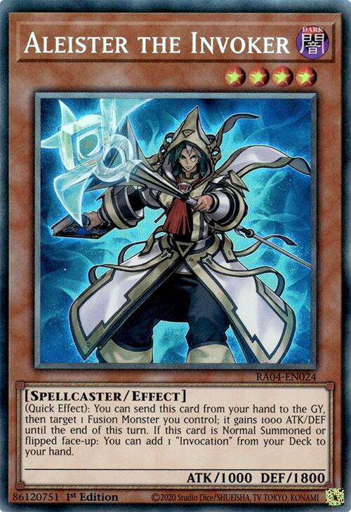 Aleister the Invoker (Alternate Art) [RA04-EN024] Prismatic Collector's Rare | Mega City Incorporated