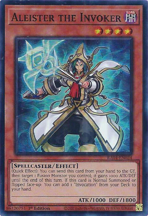 Aleister the Invoker (Alternate Art) [RA04-EN024] Super Rare | Mega City Incorporated
