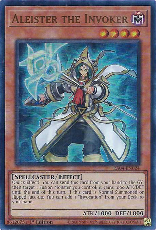 Aleister the Invoker (Alternate Art) [RA04-EN024] Ultra Rare | Mega City Incorporated