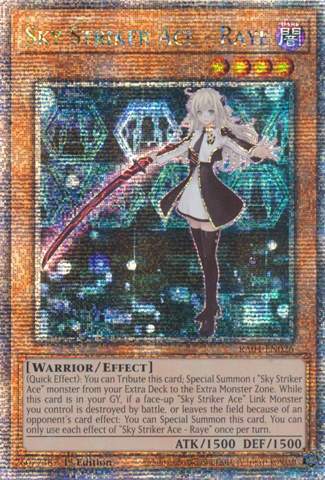Sky Striker Ace - Raye [RA04-EN026] Quarter Century Secret Rare | Mega City Incorporated