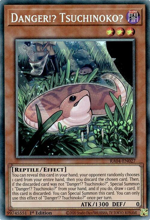 Danger!? Tsuchinoko? [RA04-EN027] Prismatic Collector's Rare | Mega City Incorporated