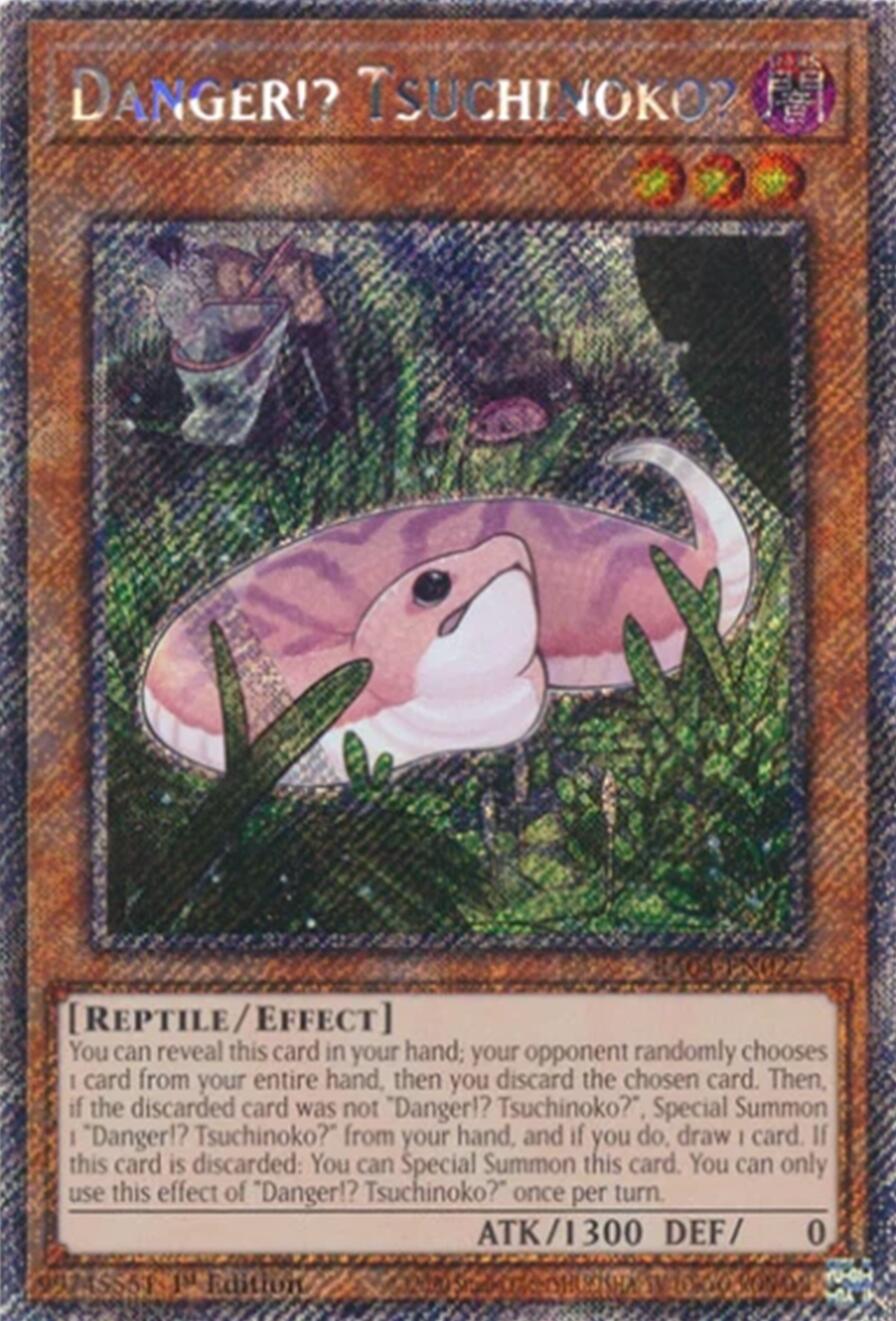 Danger!? Tsuchinoko? [RA04-EN027] Platinum Secret Rare | Mega City Incorporated