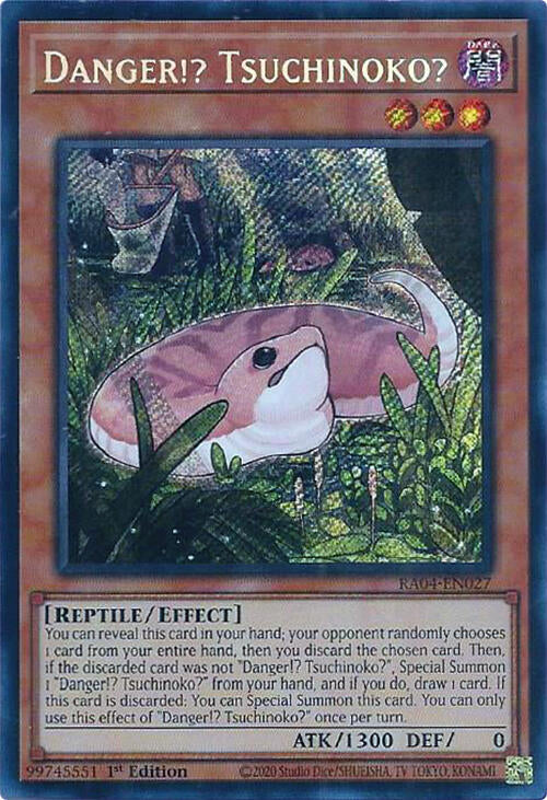 Danger!? Tsuchinoko? [RA04-EN027] Secret Rare | Mega City Incorporated